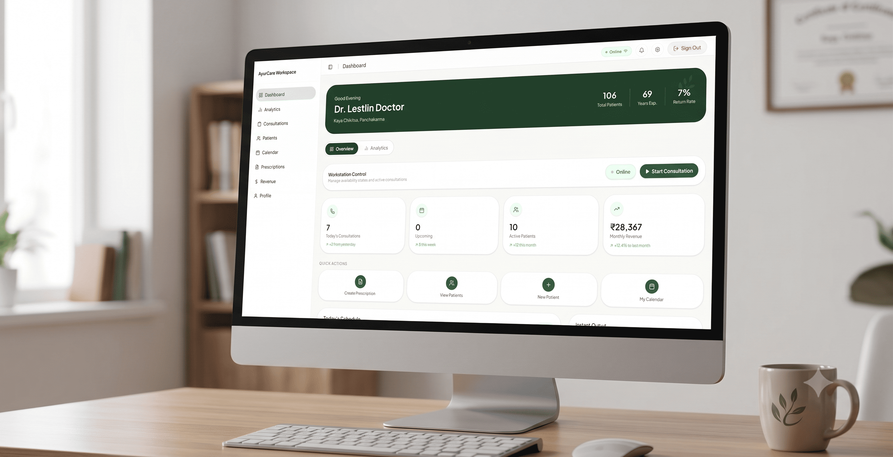 Colenva Operating System - Clinic